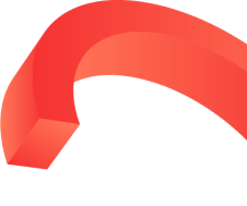 a curved half circle